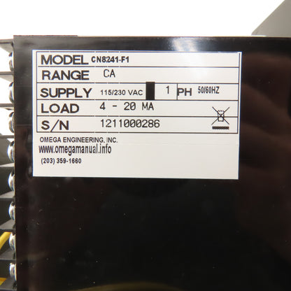 Omega CN8241-F1 115/230V Temperature Process Controller Wired Interface