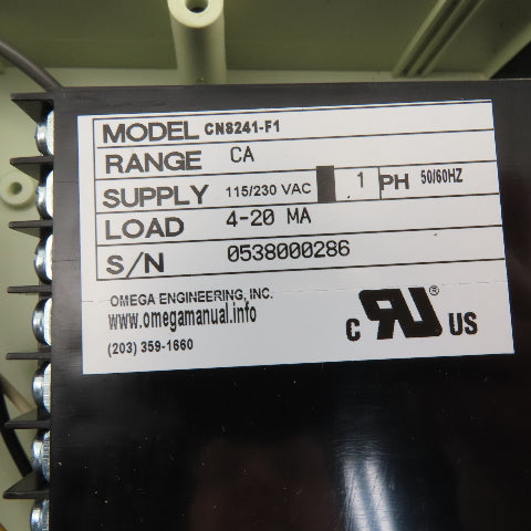 Omega CN8241-F1 115/230V Temperature Process Controller Wired Interface