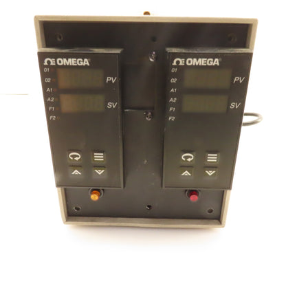 Omega CN8241-F1 Dual Station Ramp & Soak Programmable Temp Controller 0-1400°F