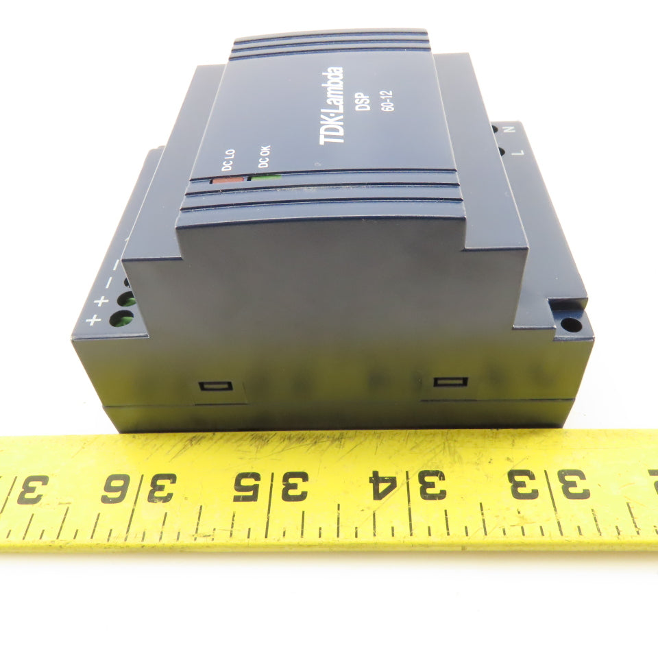 TDK Lambda DSP60-12 100-240VDC Input 12VDC Output Adjustable Power Supply