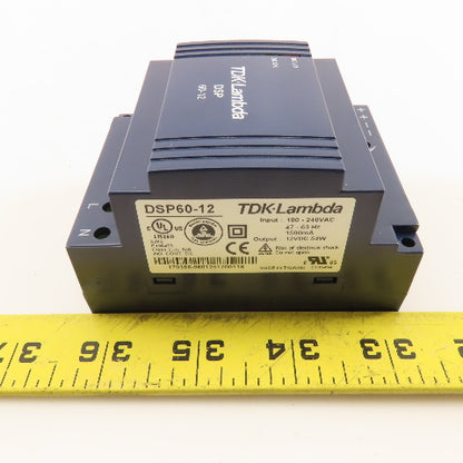 TDK Lambda DSP60-12 100-240VDC Input 12VDC Output Adjustable Power Supply