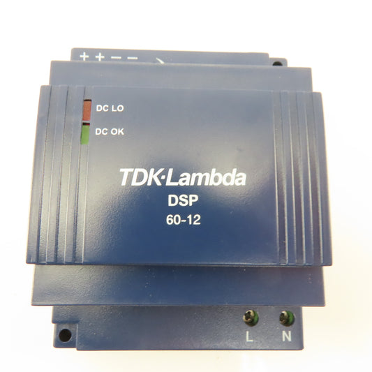 TDK Lambda DSP60-12 100-240VDC Input 12VDC Output Adjustable Power Supply