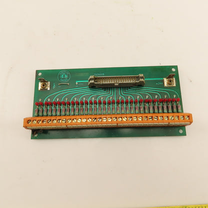 AB Bofors-UVA 75263M 32 Position Ribbon Cable Interface W/ Resistors Indicators