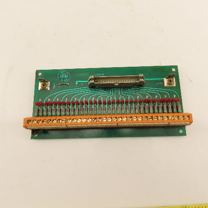 AB Bofors-UVA 75263M 32 Position Ribbon Cable Interface W/ Resistors Indicators