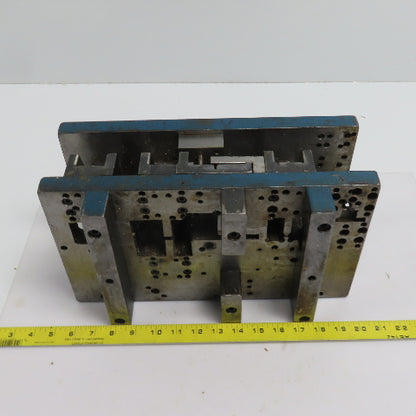 2 Post Punch Press Die Set/Shoe 7-7/8" FB x 14" W 5-5/8" Throat