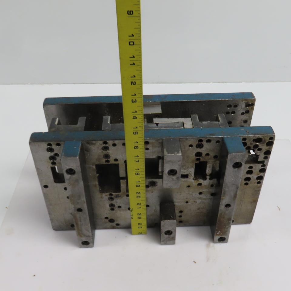 2 Post Punch Press Die Set/Shoe 7-7/8" FB x 14" W 5-5/8" Throat