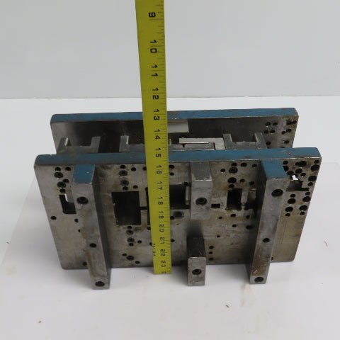 2 Post Punch Press Die Set/Shoe 7-7/8" FB x 14" W 5-5/8" Throat