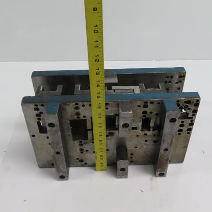 2 Post Punch Press Die Set/Shoe 7-7/8" FB x 14" W 5-5/8" Throat