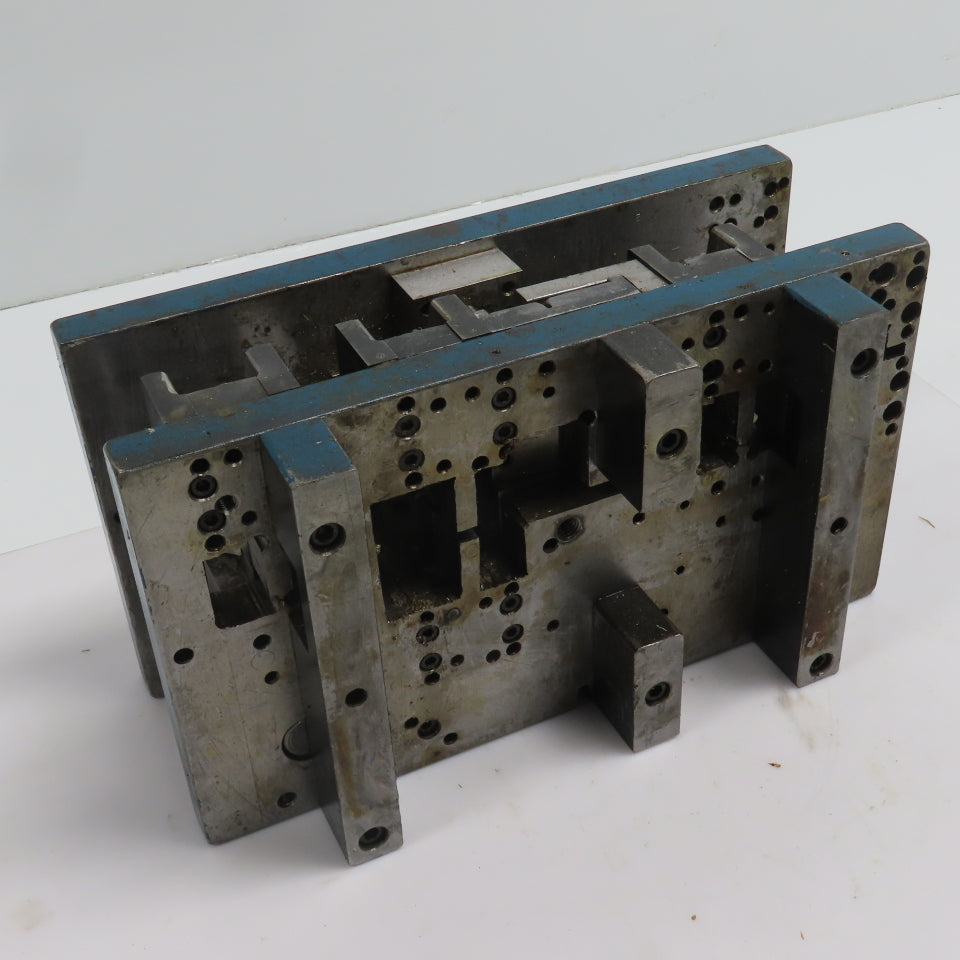 2 Post Punch Press Die Set/Shoe 7-7/8" FB x 14" W 5-5/8" Throat