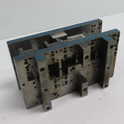 2 Post Punch Press Die Set/Shoe 7-7/8" FB x 14" W 5-5/8" Throat