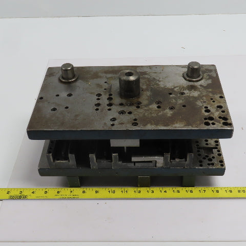 2 Post Punch Press Die Set/Shoe 7-7/8" FB x 14" W 5-5/8" Throat