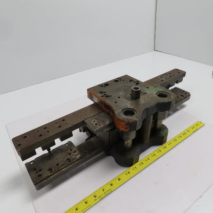 Danly 2 Post Punch Press Die Set/Shoe 8" FB x 6-1/2" W 6-1/4" Throat
