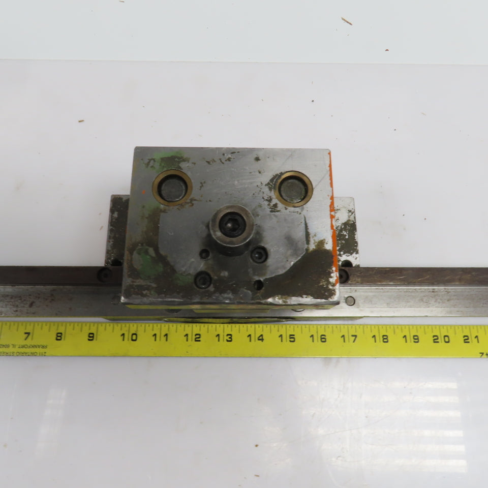 2 Post Punch Press Die Set/Shoe 4" FB x 8" W 2-1/2" Throat