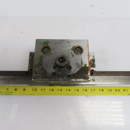 2 Post Punch Press Die Set/Shoe 4" FB x 8" W 2-1/2" Throat