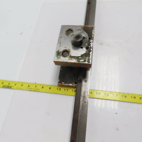 2 Post Punch Press Die Set/Shoe 4" FB x 8" W 2-1/2" Throat