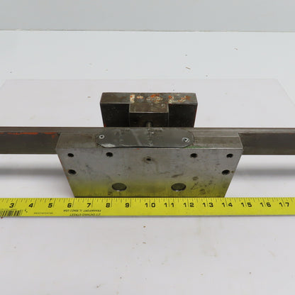 2 Post Punch Press Die Set/Shoe 4" FB x 8" W 2-1/2" Throat