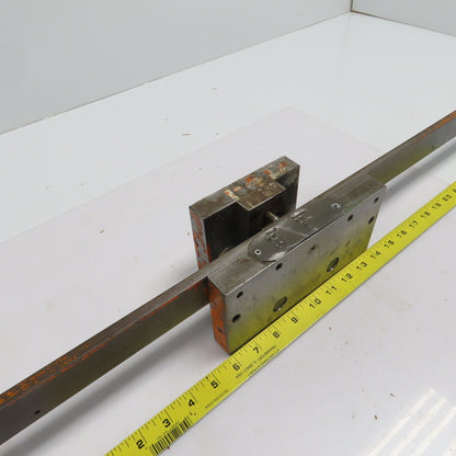 2 Post Punch Press Die Set/Shoe 4" FB x 8" W 2-1/2" Throat
