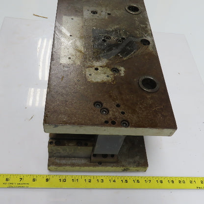 2 Post Punch Press Die Set/Shoe 8" FB x 16" W 6-1/4" Throat