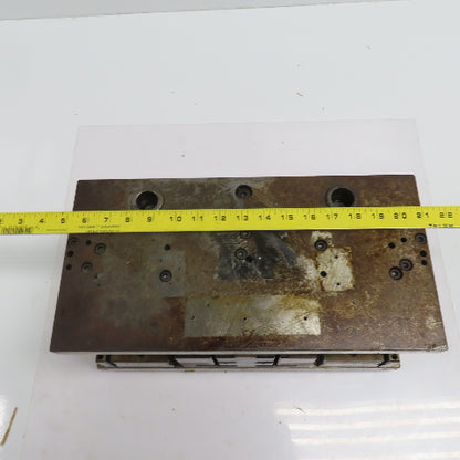 2 Post Punch Press Die Set/Shoe 8" FB x 16" W 6-1/4" Throat