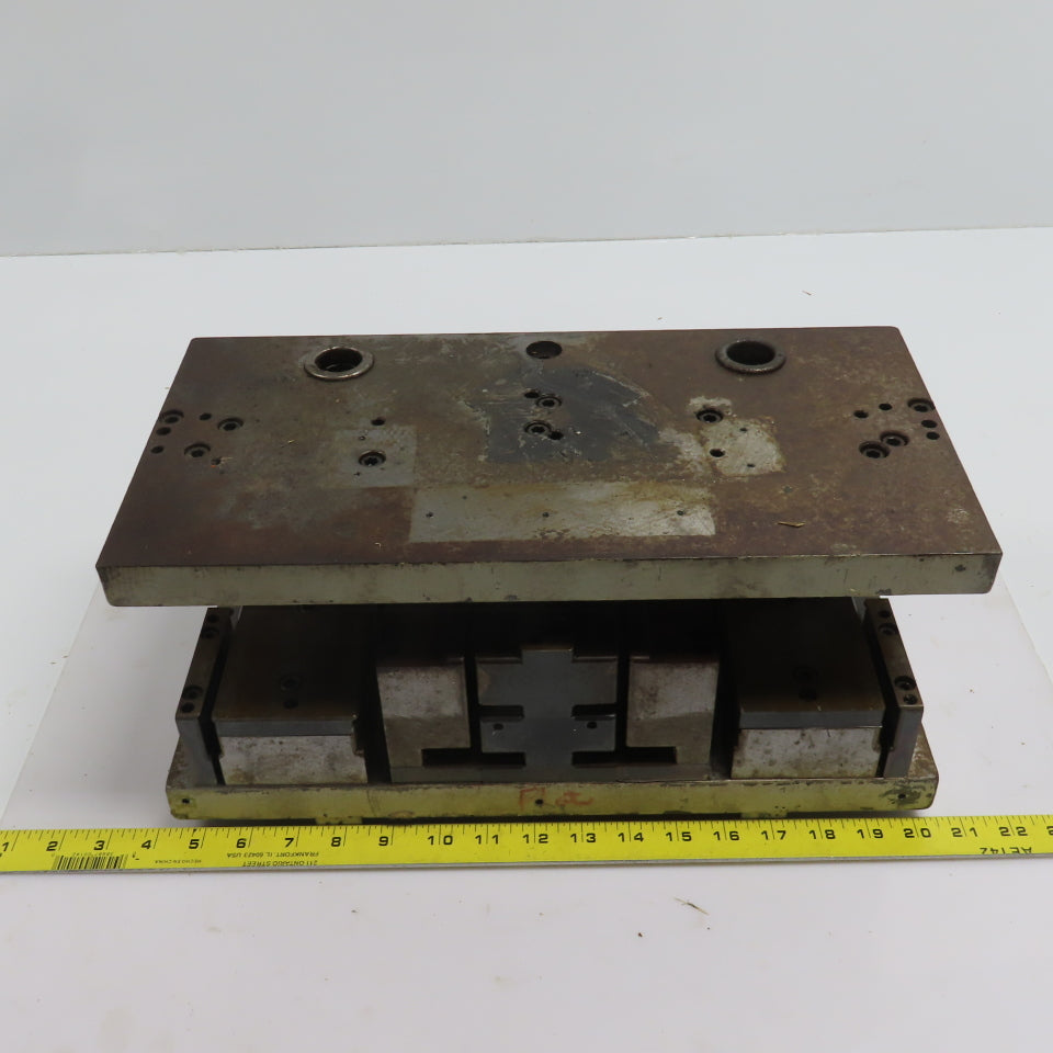 2 Post Punch Press Die Set/Shoe 8" FB x 16" W 6-1/4" Throat