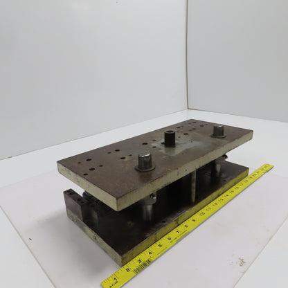 2 Post Punch Press Die Set/Shoe 8" FB x 18" W 5-3/4" Throat