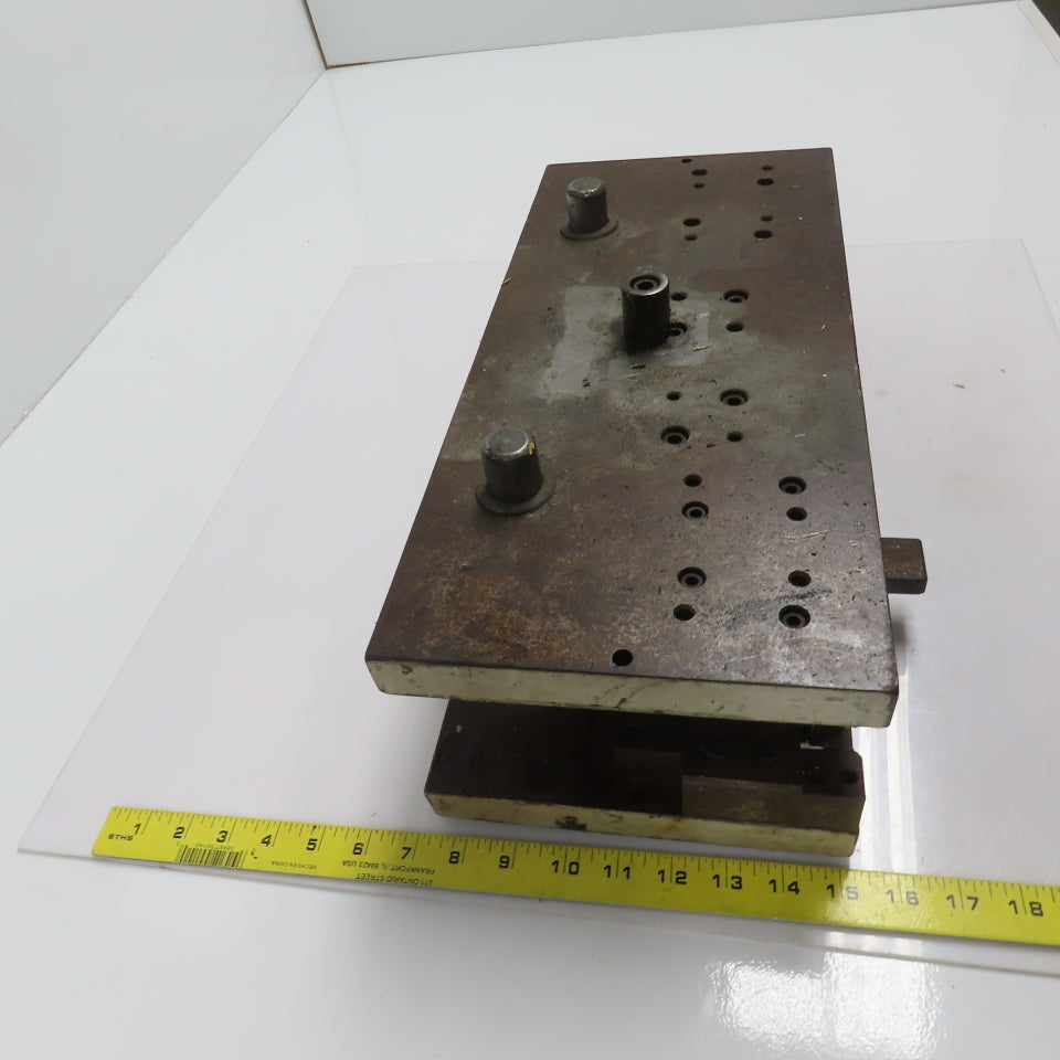 2 Post Punch Press Die Set/Shoe 8" FB x 18" W 5-3/4" Throat