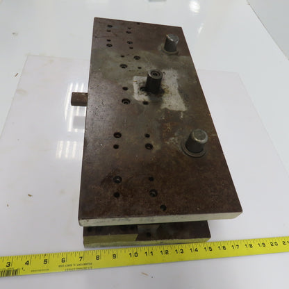 2 Post Punch Press Die Set/Shoe 8" FB x 18" W 5-3/4" Throat