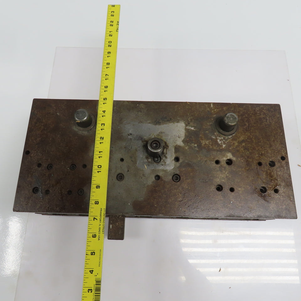2 Post Punch Press Die Set/Shoe 8" FB x 18" W 5-3/4" Throat