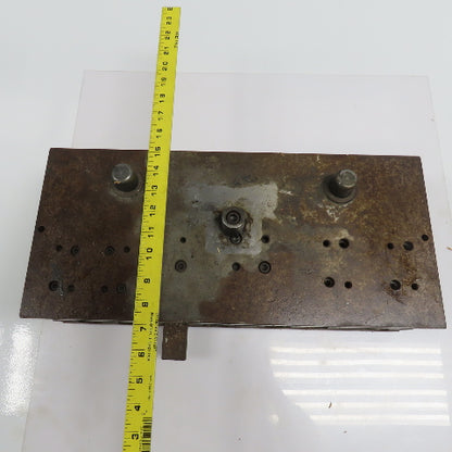 2 Post Punch Press Die Set/Shoe 8" FB x 18" W 5-3/4" Throat