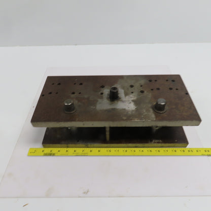2 Post Punch Press Die Set/Shoe 8" FB x 18" W 5-3/4" Throat