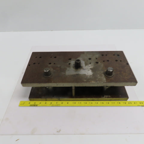 2 Post Punch Press Die Set/Shoe 8" FB x 18" W 5-3/4" Throat