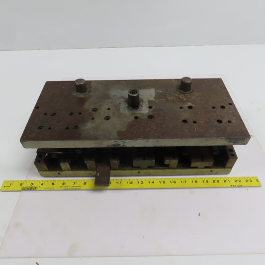 2 Post Punch Press Die Set/Shoe 8" FB x 18" W 5-3/4" Throat