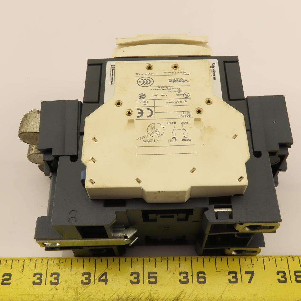 Schneider LC1D50A6 600V 40Hp 3Ph Contactor 120 Coil