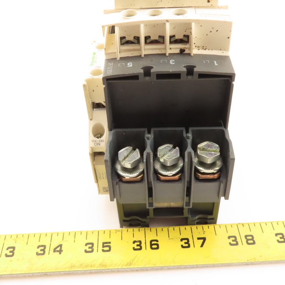 Schneider LC1D50A6 600V 40Hp 3Ph Contactor 120 Coil