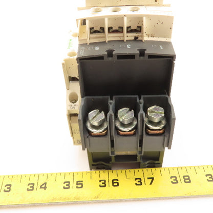 Schneider LC1D50A6 600V 40Hp 3Ph Contactor 120 Coil
