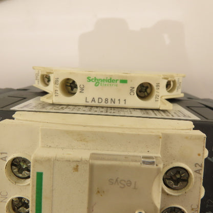 Schneider LC1D50A6 600V 40Hp 3Ph Contactor 120 Coil