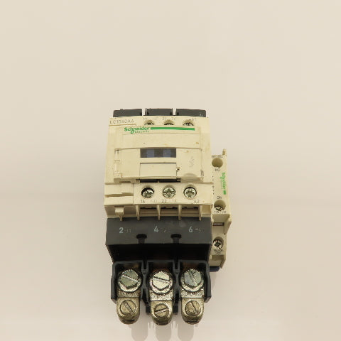 Schneider LC1D50A6 600V 40Hp 3Ph Contactor 120 Coil