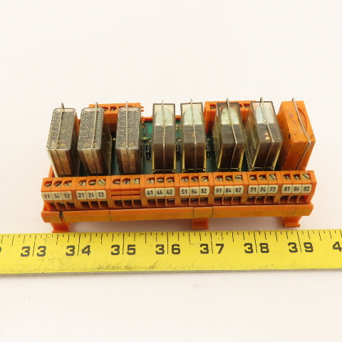 Weidmuller RSM8RS 24V 8 Position Relay Module