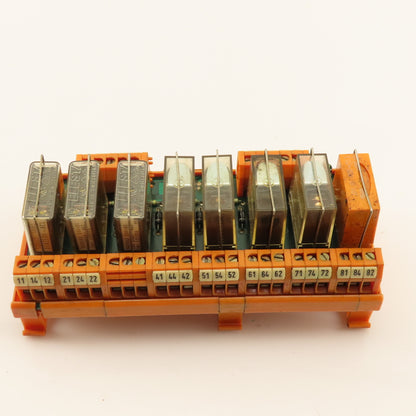 Weidmuller RSM8RS 24V 8 Position Relay Module