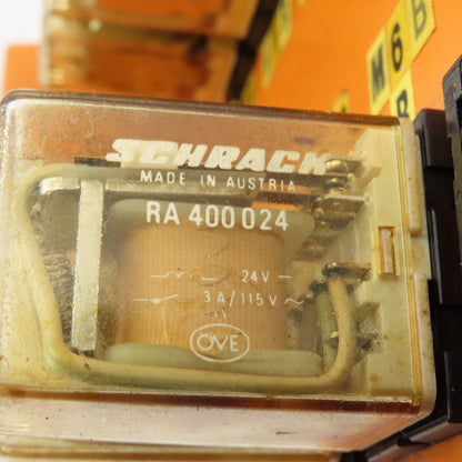 Schrack RA400024 Relay Board From Uvamatic 10MD Cell 115V 24V Coil
