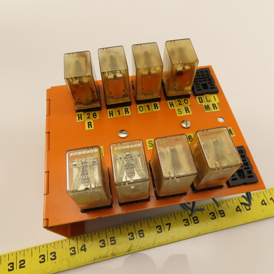 Schrack RA400024 Relay Board From Uvamatic 10MD Cell 115V 24V Coil