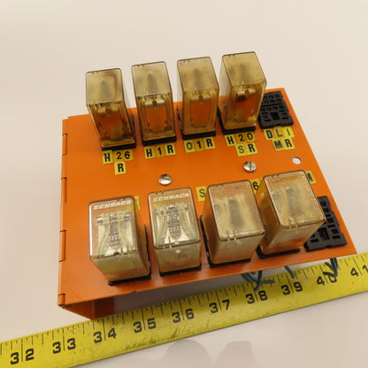 Schrack RA400024 Relay Board From Uvamatic 10MD Cell 115V 24V Coil