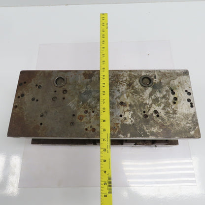 2 Post Punch Press Die Set/Shoe 8" FB x 20" W 6" Throat