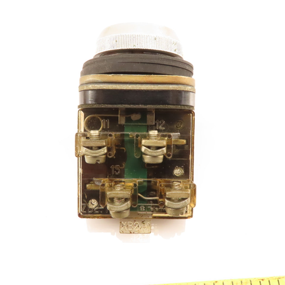 Telemecanique XB2-M 600V AC/DC Heavy Duty Push Button Momentary Contact Switch
