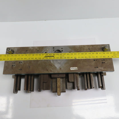 2 Post Punch Press Die Set/Shoe 8" FB x 30" W 5-3/4" Throat