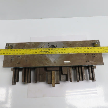 2 Post Punch Press Die Set/Shoe 8" FB x 30" W 5-3/4" Throat