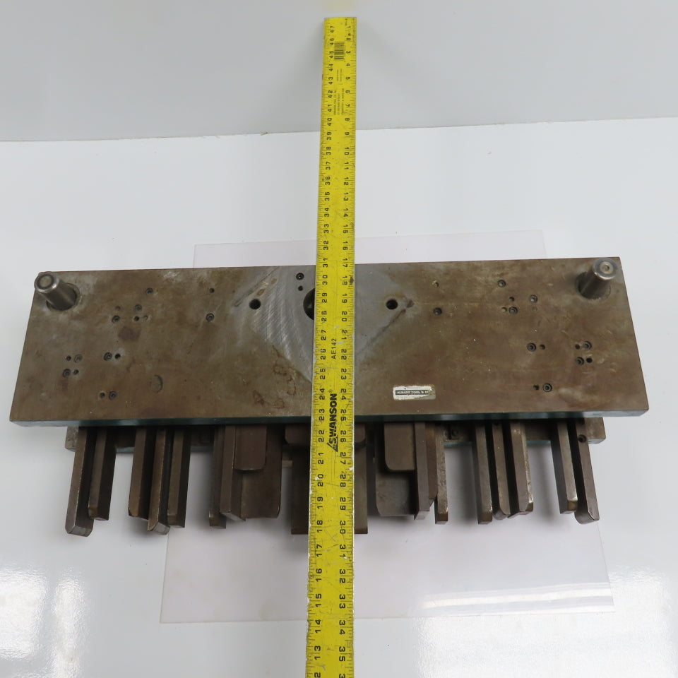 2 Post Punch Press Die Set/Shoe 8" FB x 30" W 5-3/4" Throat