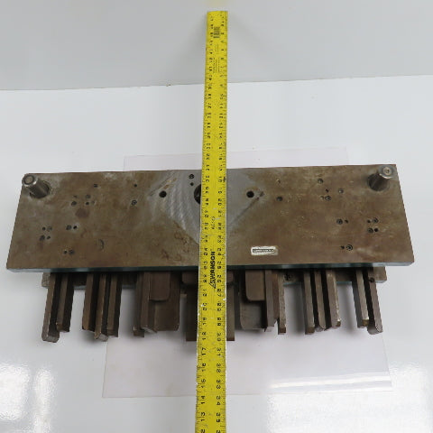 2 Post Punch Press Die Set/Shoe 8" FB x 30" W 5-3/4" Throat