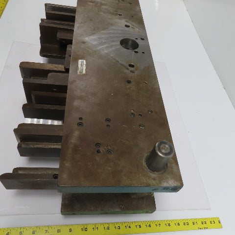 2 Post Punch Press Die Set/Shoe 8" FB x 30" W 5-3/4" Throat
