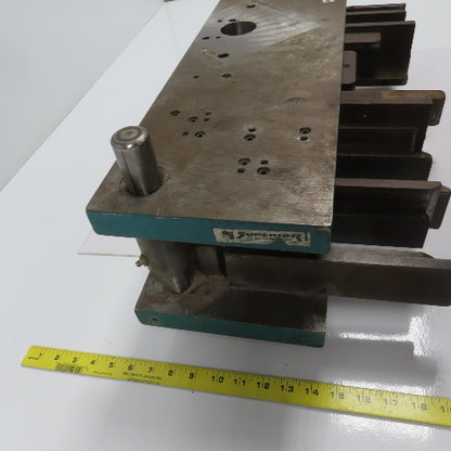 2 Post Punch Press Die Set/Shoe 8" FB x 30" W 5-3/4" Throat